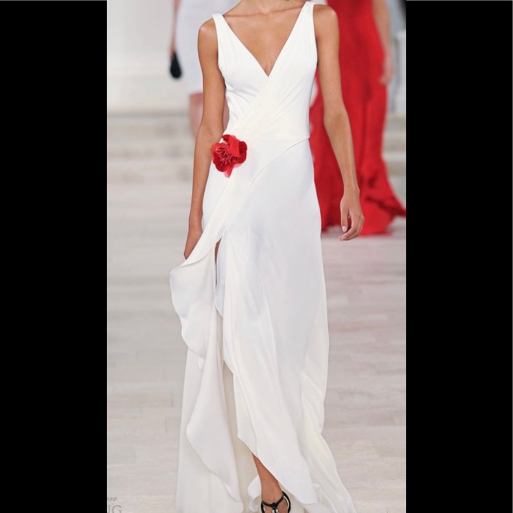 Ralph Lauren Collection 2013 white dress size 2/ 4